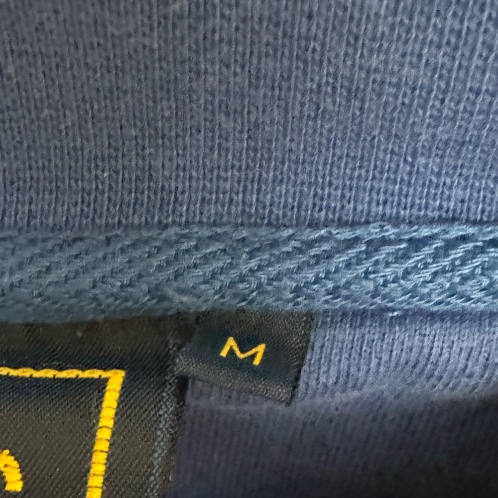 High End VOS Sports Blue Women's M Cropped Crew Neck Sweatshirt MINTY - Picture 5 of 6